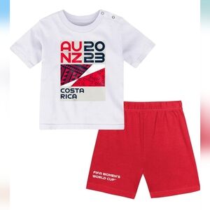 FIFA Women's World Cup Kids T-Shirt and Shorts Set - Costa RICA